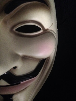Anonymous mask Versability gonzo whistleblower